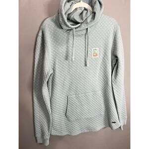 TECHSTYLES Steam Boat Colorado Hoodie Green Pullover Womens L Rare Travel